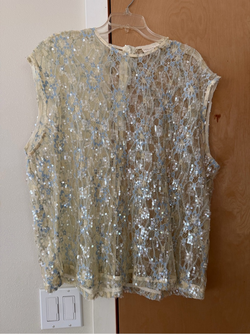 DEVYN SEQUIN TOP AND SKIRT LACE VRG GRL